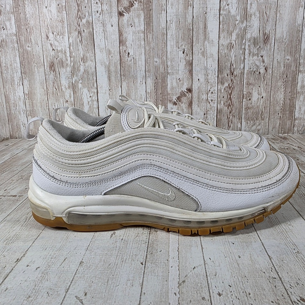 Nike Air Max 97 White Gum Men Sneakers DJ2740-100 Size 13